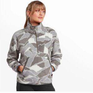 Sherpa womens uddesya eco 1/4 zip Fleece Pullover size small